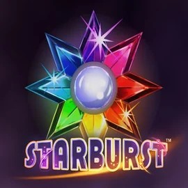 Starburst slot logo by NetEnt at Tuohi Casino